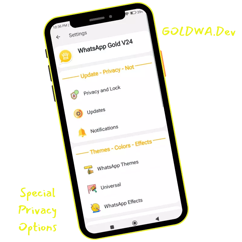 Special-Privacy-Options