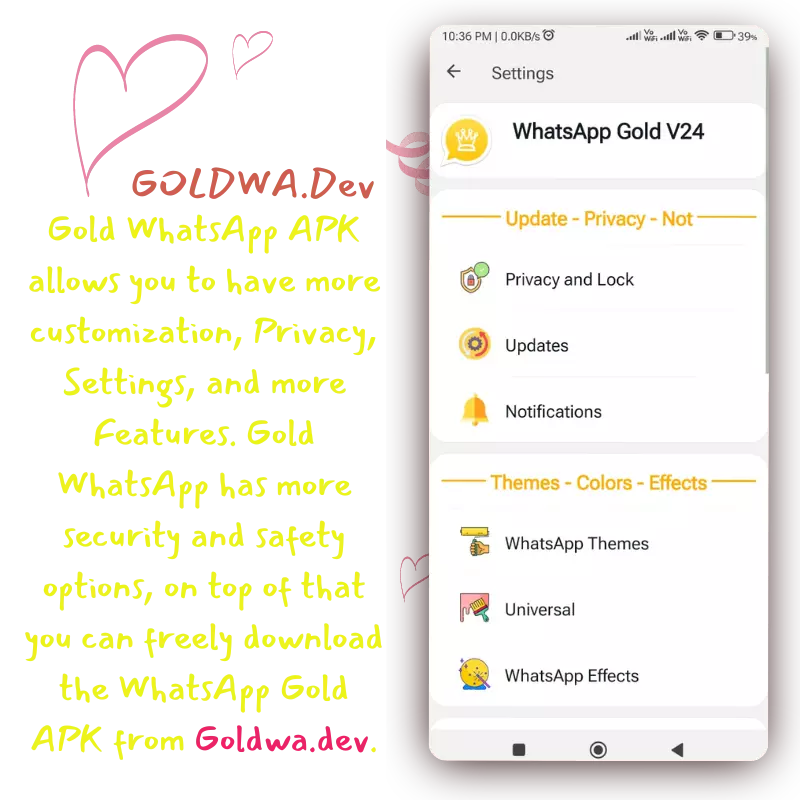 Gold WhatsApp Overview
